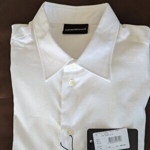 Emperio Armani Men's XL White Dress Shirt - NEW w/TAGs